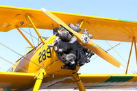 N81235 @ KTOA - A beautiful bird, Boeing Stearman, at Torrance fuel pit
