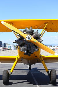 N81235 @ KTOA - A beautiful bird, Boeing Stearman, at Torrance fuel pit - by COOL LAST SAMURAI