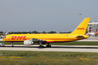 D-ALEC @ LMML - B757 D-ALEC DHL - by Raymond Zammit