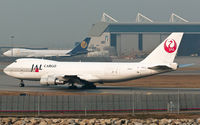 JA811J @ VHHH - Japan Airlines Cargo - by Wong C Lam