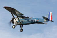 G-MOSA @ EGBR - Morane-Saulnier MS.317 at The Real Aeroplane Club's Pre-Hibernation Fly-In, Breighton Airfield, October 2013. - by Malcolm Clarke