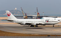 JA8162 @ VHHH - Japan Airlines - by Wong Chi Lam