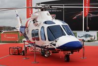 I-EASX @ EGLF - Finmeccanica stand Farnborough 2012 - by John Coates