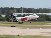 N435XJ @ TPA - Silver Airways Saab 340B - by Florida Metal