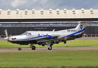 N812GS @ EGLF - Departing - by John Coates