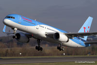 G-OOBH @ EGCC - Departure 23L Manchester EGCC - by Jay Shaw