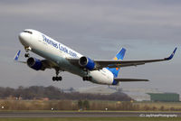 G-TCCB @ EGCC - Departure 23L Manchester EGCC