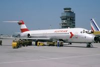 OE-LDA @ LOWW - My favorite Austrian paint sceme... Tail on the right is from Air France B707 F-BLCG - by redcap1962