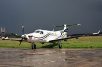 N462GS @ EGHH - At Pilatus Centre - by John Coates