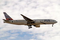 AP-BHX @ EGLL - Boeing 777-240ER [35296] (Pakistan International Airlines) Home~G 31/08/2012. On approach 27L. - by Ray Barber