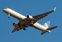 N57111 @ EGLL - Boeing 757-224ET [27301] (Continental Airlines) Home~G 01/03/2010. On approach 27R.