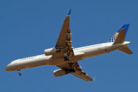 N57111 @ EGLL - Boeing 757-224ET [27301] (United Airlines) Home~G 31/08/2012. On approach 27R.