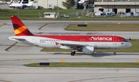 N446AV @ FLL - Avianca A320