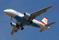 OE-LDF @ EGLL - Airbus A319-112 [2547] (Austrian Airlines) Home~G 23/08/2009. On approach 27R.
