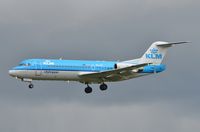 PH-JCT @ EGSH - About to touch down with air brake deployed. - by Graham Reeve