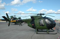 H-213 @ ESDF - Hughes OH-6A Cayuse (or 500M) of the Danish Army Flying Service at Ronneby Air Base, Sweden. - by Henk van Capelle