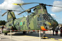 04074 @ ESDF - A vertol Hkp4B helicopter of the Swedish Defense Helicopter Group at Ronneby Air Base, Sweden. - by Henk van Capelle