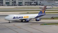 N496MC @ MIA - Atlas 747-400 - by Florida Metal