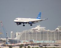 N516JB @ FLL - Jet Blue A320 - by Florida Metal