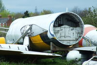 WK126 @ EGBJ - in the storage area at the Jet Age Museum, Staverton - by Chris Hall