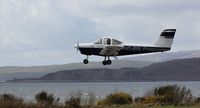 G-BRLP @ OBAN - Landing at Oban - by Adrian Tickner