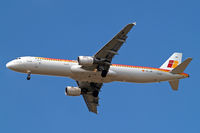 EC-JNI @ EGLL - Airbus A321-211 [2270] (Iberia) Home~G 09/08/2011. On approach 27R.