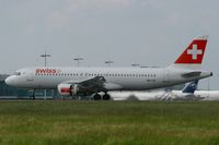HB-IJO @ LFPG - Airbus A320-214, Landing Rwy 26L, Roissy Charles De Gaulle Airport (LFPG-CDG) - by Yves-Q