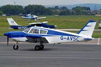 G-AVSC @ EGBJ - G-AVSC   Piper PA-28-180 Cherokee C [28-4193] Staverton~G 13/08/2011 - by Ray Barber