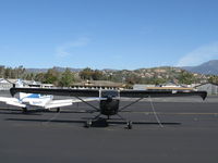 N2946S @ SZP - 1967 Cessna 150G TEXAS TAILDRAGGER conversion by STC, Continental O-200 100 Hp, Hoerner tips - by Doug Robertson