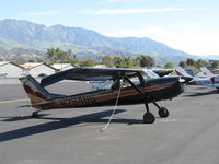 N2946S @ SZP - 1967 Cessna 150G TEXAS TAILDRAGGER conversion by STC, Continental O-200 100 Hp, Hoerner tips - by Doug Robertson