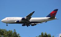 N665US @ DTW - Delta 747-400 - by Florida Metal