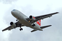 HB-IPS @ EGLL - Airbus A319-112 [0734] (Swiss International Air Lines) Home~G 14/08/2012. On approach 27R.