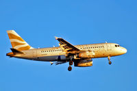 G-EUOH @ EGLL - Airbus A319-131 [1604] (British Airways) Home~G 30/07/2013. On approach 27L. Late afternoon sun giving a completely different colouring.