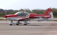 G-BYBF @ EGFH - Visiting Robin. - by Roger Winser