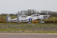 G-EGRV @ EGFH - Resident RV-8's of Team Raven. G-EGRV (Raven 3) is about to depart with G-VFDS (Raven 2). - by Roger Winser