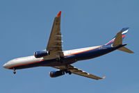 VQ-BCU @ EGLL - Airbus A330-343X [1065] (Aeroflot Russian Airlines) Home~G 25/04/2013. On approach 27R. - by Ray Barber