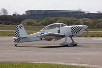 G-CIBM @ EGFH - In newly applied Team Raven markings and awaiting application of the registration letters - by Roger Winser