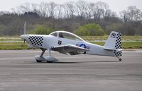 G-CIBM @ EGFH - In newly applied Team Raven markings and awaiting application of the registration letters. - by Roger Winser