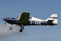G-AXIE @ EGBR - Beagle B-121 Pup Series 2 at The Real Aeroplane Club's Early Bird Fly-In, Breighton Airfield, April 2014. - by Malcolm Clarke