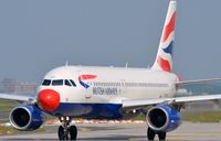 G-EUUK @ EDDF - BA red nose A320 lining up - by FerryPNL