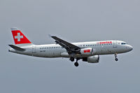 HB-IJW @ EGLL - Airbus A320-214 [2134] (Swiss International Air Lines) Home~G 13/08/2012. On approach 27L. - by Ray Barber