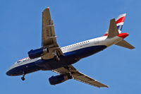 G-EUPJ @ EGLL - Airbus A319-131 [1232] (British Airways) Home~G 26/05/2013. On approach 27R.