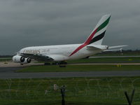 A6-EET @ EGCC - just taxing in to go onto its gate
