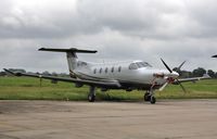 M-OPAL @ EGHH - At Pilatus Centre - by John Coates