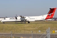 VH-QOB @ YSSY - taxiing to 34R - by Bill Mallinson