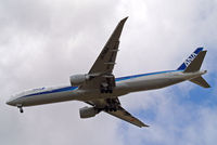 JA786A @ EGLL - JA786A   Boeing 777-381ER [37948] (All Nippon Airways) Home~G 08/08/2011. On approach 27R. - by Ray Barber