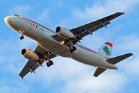 OD-MRR @ EGLL - Airbus A320-232 [3837] (MEA-Middle East Airlines) Home~G 31/07/2011. On approach 27R. - by Ray Barber
