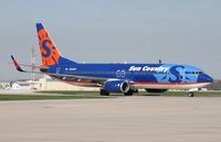N818SY @ KIND - Boeing 737-800 - by Mark Pasqualino