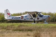 G-RACK @ EGFH - Visiting Ikarus C42. - by Roger Winser