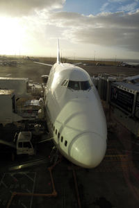 ZK-NBV @ NZAA - Beautiful morning light during preparation for the 3.5hr flight to Brisbane. - by Micha Lueck
